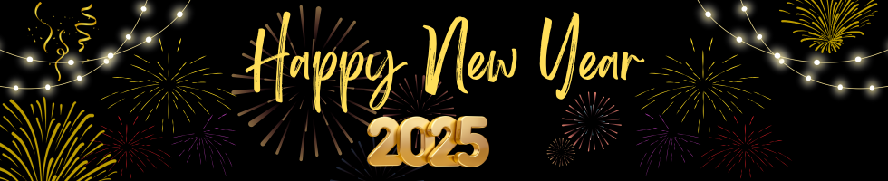 Banner Happy New Year 2025